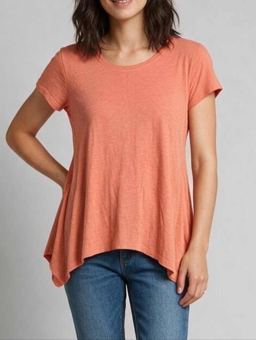 Style & Co. Coral Swing Short-Sleeve Tee